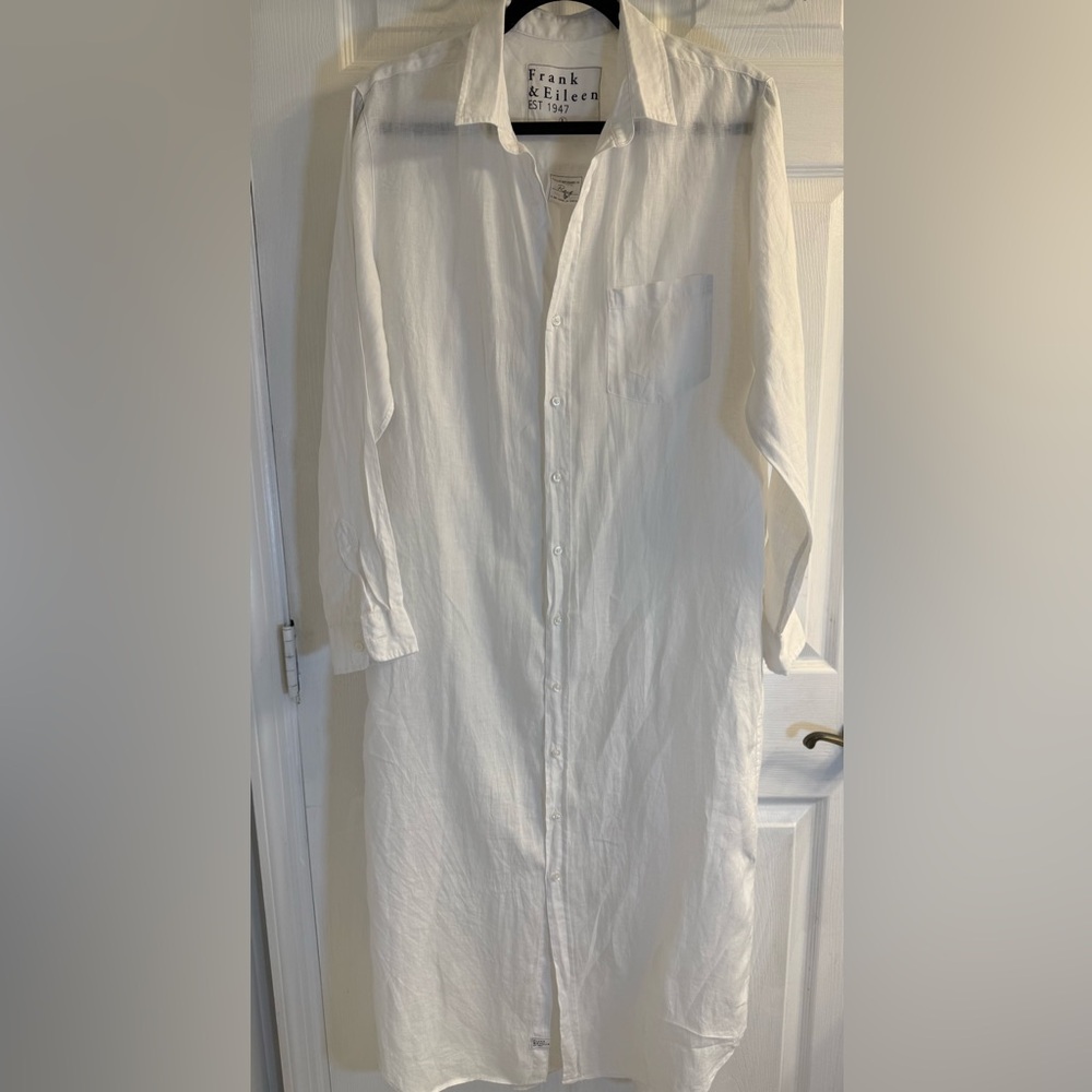 Frank & Eileen Rory White Button Down Shirt